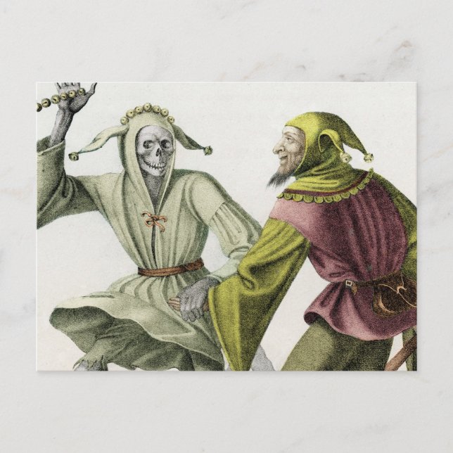 Tod - Der Narr Postkarte (Vorderseite)