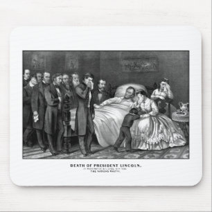 Tod des Präsidenten Lincoln Mousepad