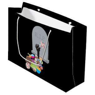 Tod durch Candy Halloween Design Große Geschenktüte
