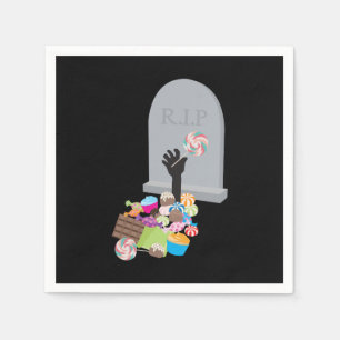 Tod durch Candy Halloween Design Serviette