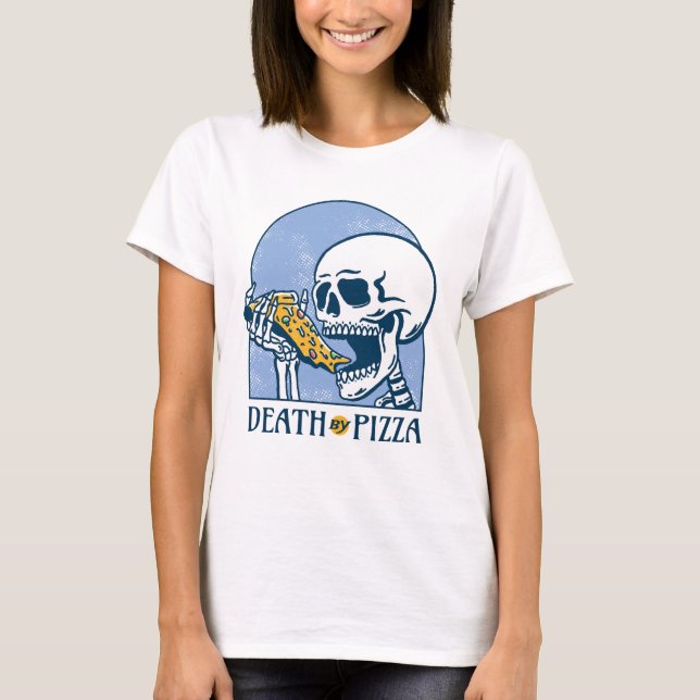Tod durch Pizza T-Shirt (Vorderseite)