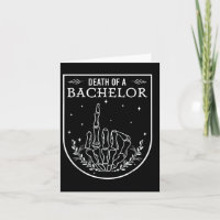 Tod eines Bachelor Spooky Jahreszeit Hochzeit Brid