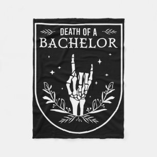 Tod eines Bachelor-Trauzeugen Groom Gothic Bachelo Fleecedecke
