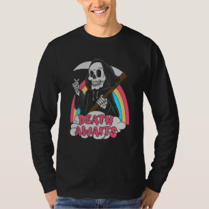 Tod erwartet Pastel Goth Grim Sensenmann Tod Emo P T-Shirt