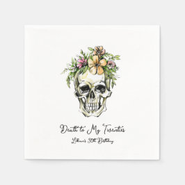 Tod in meinem 20er Geburtstagskull Serviette