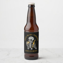 Tod in meinen 20ern bierflaschenetikett