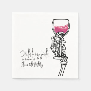 Tod meiner Jugend Serviette