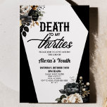 Tod meines dreißigjährigen Blumenhandels 40. Gebur Einladung<br><div class="desc">Dies ist ein Tod zu meinen dreißiger Blumenkohl 40. Geburtstag Party Einladung!</div>