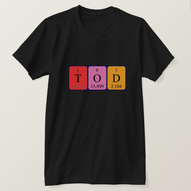 Tod Periodenname Shirt (Design vorne)