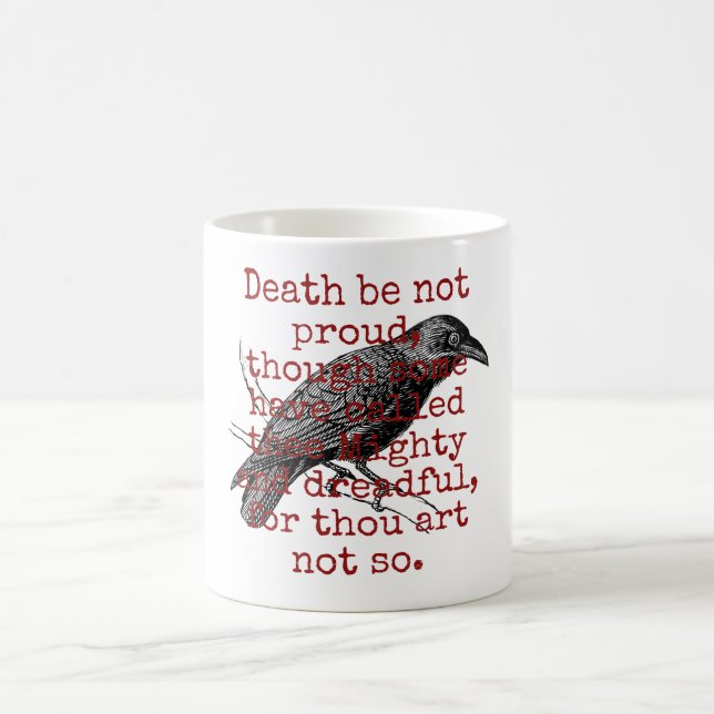 Tod sei nicht stolz - Todesurteil Kaffeetasse (Mittel)