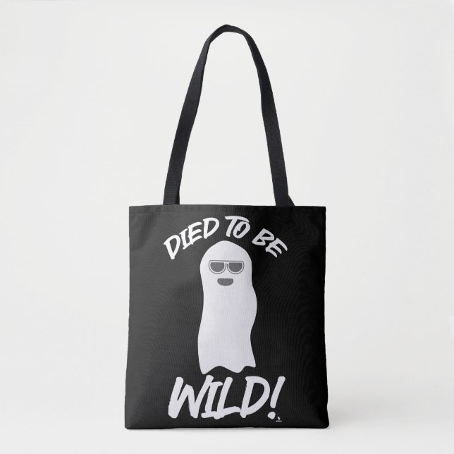 Tod, um Wild Funny Ghost Spirit Toon Tasche (Vorderseite)
