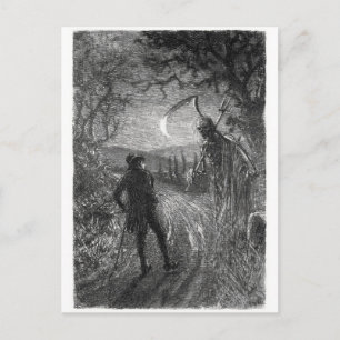 Tod und Dr. Hornbook Postkarte