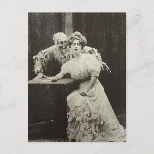 Tod und Jungfrau Postkarte (Vorderseite)
