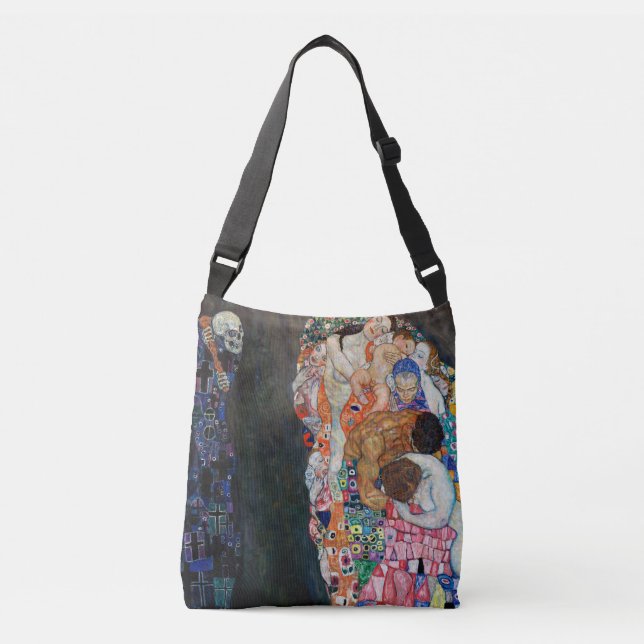 Tod und Leben | Gustav Klimt | Tragetaschen Mit Langen Trägern (Vorderseite)