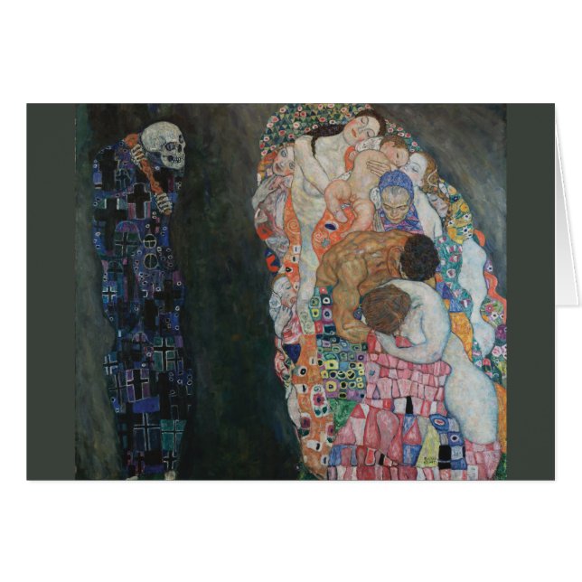 Tod und Lebensgeister Klimt (Vorderseite (Horizontal))