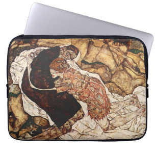 Tod und Mädchen von Egon Schiele Laptopschutzhülle