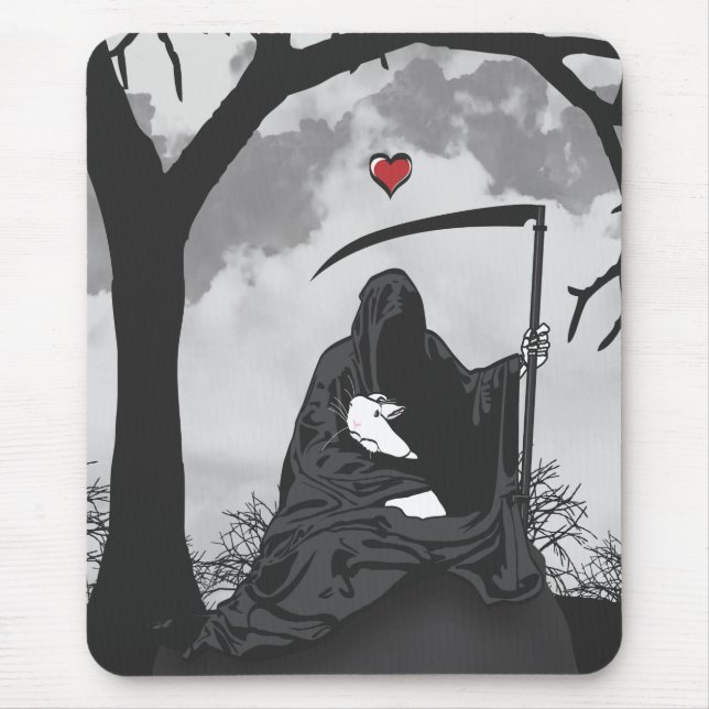 TOD UND SEIN HÄSCHEN MOUSEPAD (Vorne)