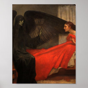 Tod und Tod von Marianne Stokes im Jahr 1900 Poster