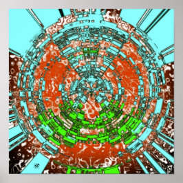 Tod von Atlantis - Muster pareidolia Poster