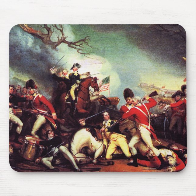 Tod von General Mercer am Kampf von Princeton Mousepad (Vorne)