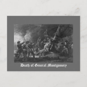 Tod von General Montgomery Postkarte