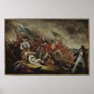 Tod von General Waren am Kampf von Bunker Hill Poster