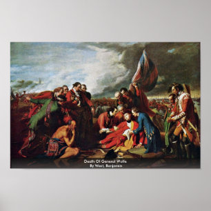 Tod von General Wolfe By West, Benjamin Poster