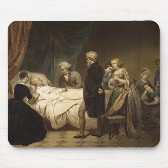 Tod von George Washington Mousepad (Vorne)
