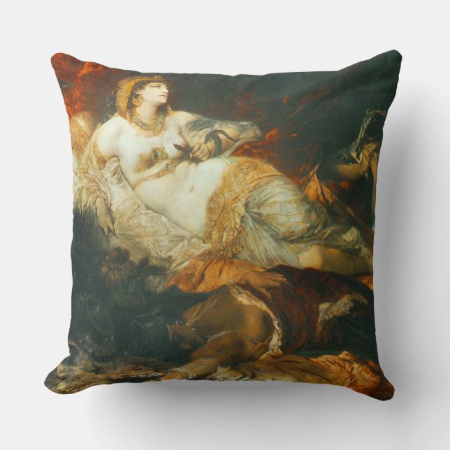 Tod von Kleopatra 1875 Kissen (Vorderseite)