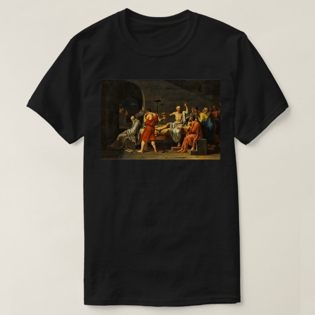 Tod von Sokrates Classic Thirt T-Shirt (Design vorne)