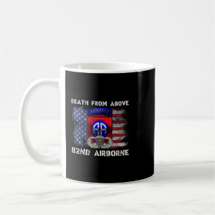 Tod von über 82. Im Flugzeug Division Paratroope Kaffeetasse