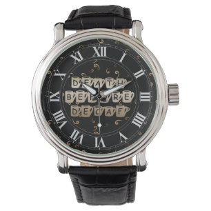 Tod vor Decaf Kaffee Spaß Armbanduhr