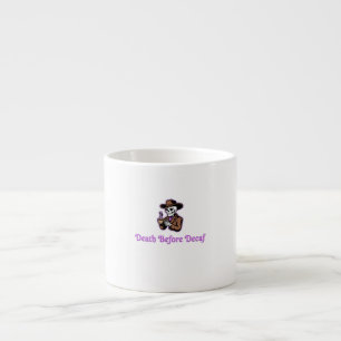 Tod vor Decaf - Skelettkaffee Espressotasse