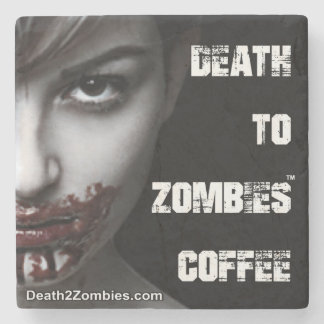 Tod zu den Zombie-Kaffee-Untersetzer Steinuntersetzer