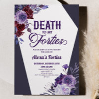 Tod zu meinen Vierzigern Blumenkohl 50. Geburtstag