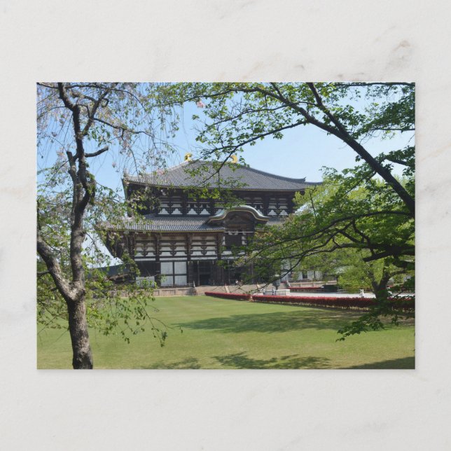 Todai-ji in Nara, Japan Postcard Postkarte (Vorderseite)