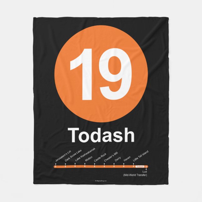 Todash Fleecedecke (Vorderseite)