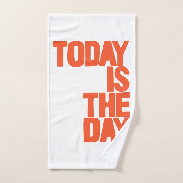 Today is the day badhandtuch set (Handtuch)
