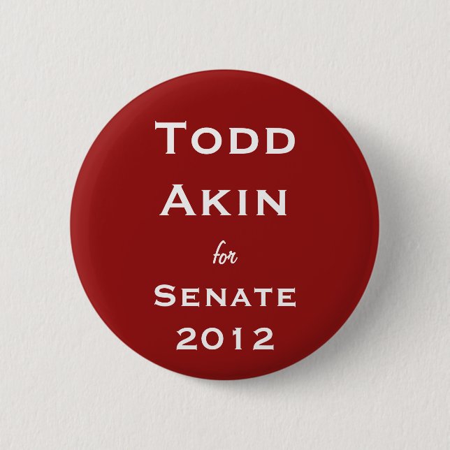 Todd entsprechend für Senats-Knopf Button (Vorderseite)