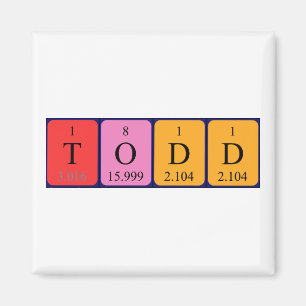 Todd Periodenname Magnet