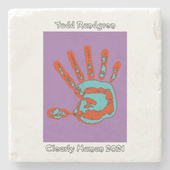 Todd Rundgren eindeutig menschlicher Untersetzer (Vorderseite)