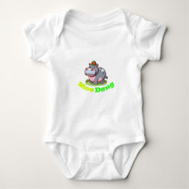 Toddle Bodysuit mit Moo Deng Baby Strampler