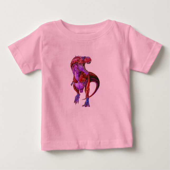 TODDLER DINOSAUR ROSE CUTE MODE SWEAT - SHIRT À CA (Devant)