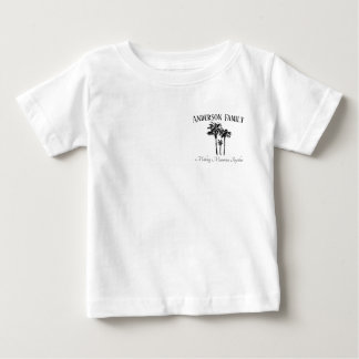 Toddler Family Vacation Palm Tree Beach Trip Tee