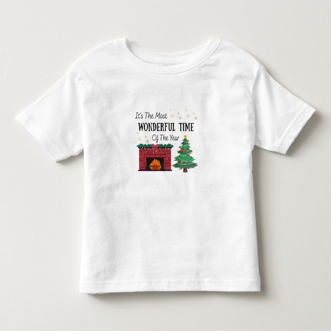 Toddler Most Wonderful Time of Year Shirt (Vorderseite)