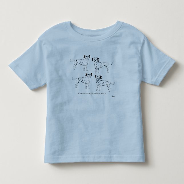 TODDLER T-SHIRTS : DALMATIAN (Devant)