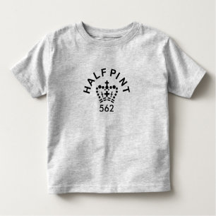 Toddlers Anglais T-shirt à manches longues demi-pi