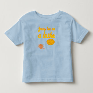 Toddlers' Hanukkah Shirt - "Grumpi loves me..."