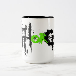Todes-oder Ruhm-Tasse! Zweifarbige Tasse