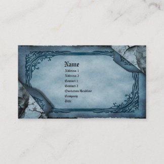 Todes Visitenkarte Gothic Visitenkarte